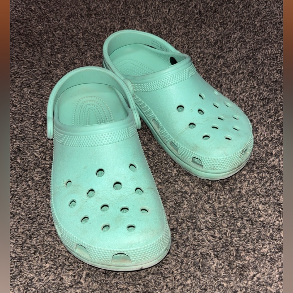 Mint Green Crocs
